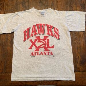 Vintage 1990 Atlanta Hawks NBA Salem Sportswear